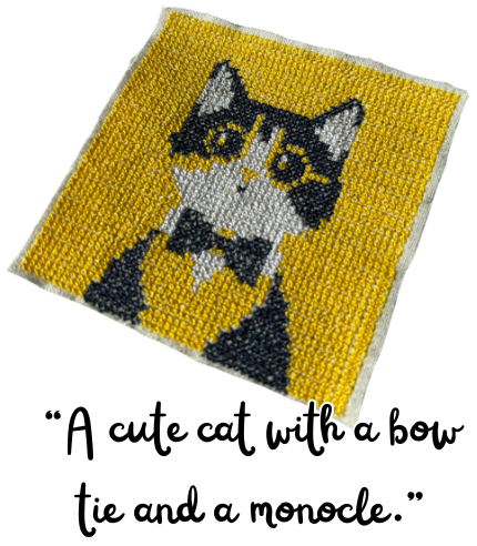 Sample AI-generated embroidery design